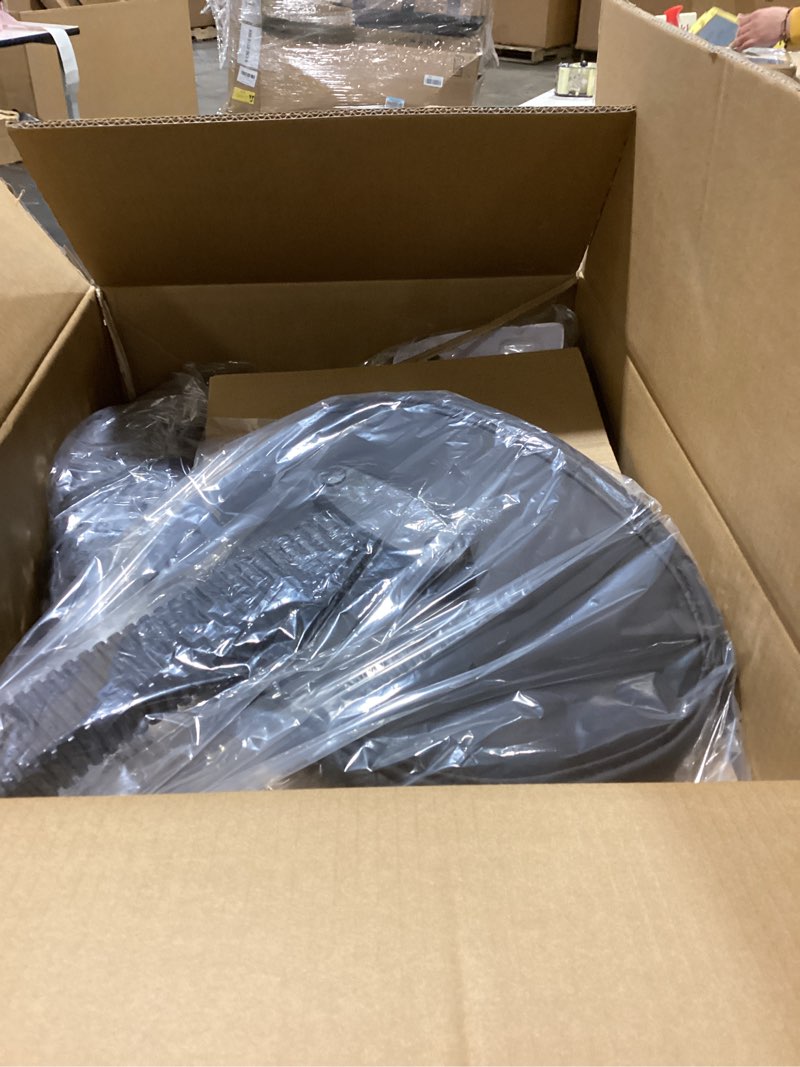 Condition photo showing As Is for Executive Office Chair, High Back Ergonomic Comfy Desk Chair with Padded Flip-up Armrests and Wheels, PU Leather Heavy Duty Computer Swivel Rolling Task Chair for Home Office, Adults