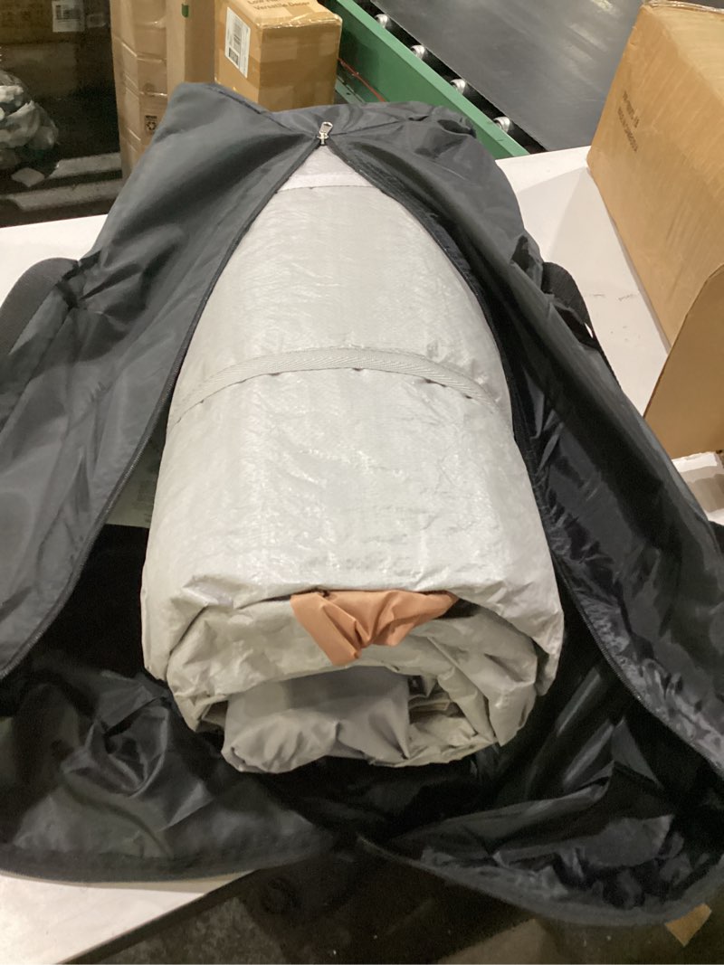 Condition photo showing Good Condition for unp camping tent 10-person-family tents, parties, music festival tent, big, easy up, 5 large mesh windows, double layer, 2 room, waterproof, weather resistant, 18ft x 9ft x78in khaki brown 10 person tent