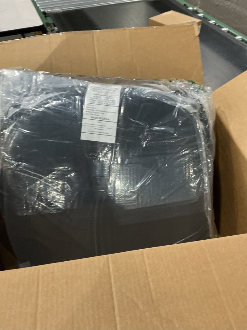 Black patio seat cushion