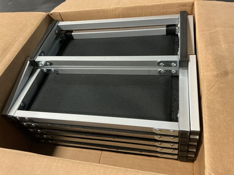 Condition photo showing Good Condition for Dog Stairs for Large Dogs - 5 Step Wide 16in High 34in Foldable Dog Ramp for Car Non-Slip Surface Support up to 230lbs - Suitable for SUV,Truck, Sofas, Bed 5-Steps 16" W x 28-34" H