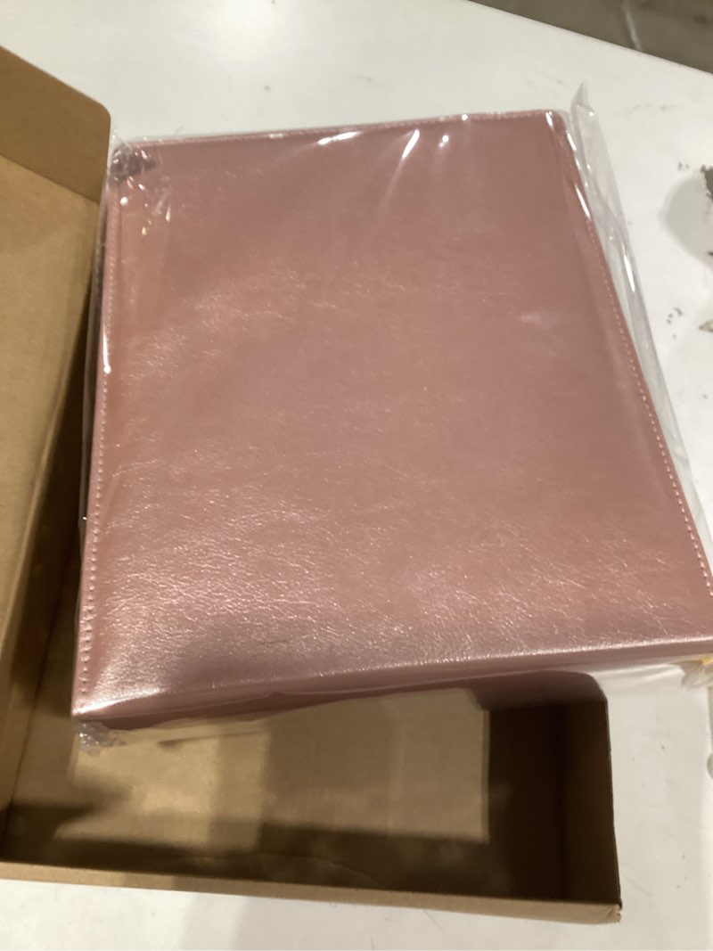 Condition photo showing New/Like New for SUNEE 3 Ring Binder 2 Inch, Clear View Binder Three Ring PVC-Free (Fit 8.5x11 Inches) for School or Office Supplies, Pink, 1 Pack Pink 2 Inch