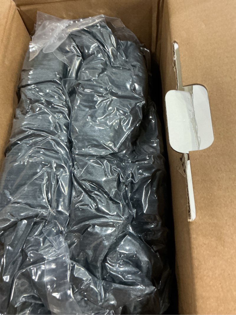 Condition photo showing New/Like New for Sealy Electric Blanket King Size, Flannel & Sherpa Heated Blanket with 10 Heating Levels & 1-12 Hours Auto Shut Off, Fast Heating Blanket, Machine Washable, Grey, 100 x 90 Inch Dark Grey King Size 100" x 90"