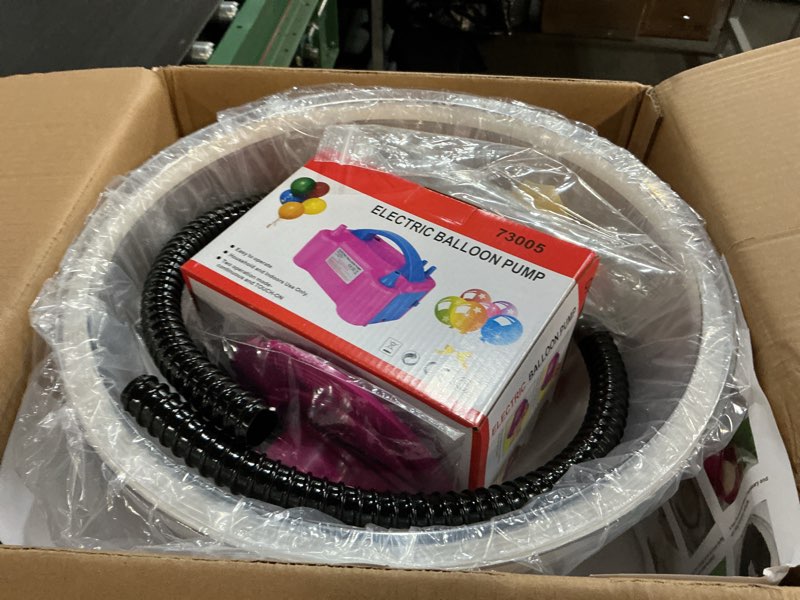Condition photo showing New/Like New for New Balloon Stuffing Machine with Balloon Pump set, Balloon Expander for Stuffing Filling Plush Toys Balloon Bouquets, DIY Balloon Stuffer for Gifts Decoration Wedding Party Christmas