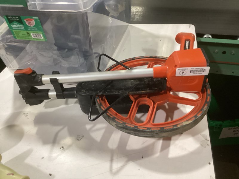 Condition photo showing As Is for Crescent Lufkin 12-in Measuring Wheel