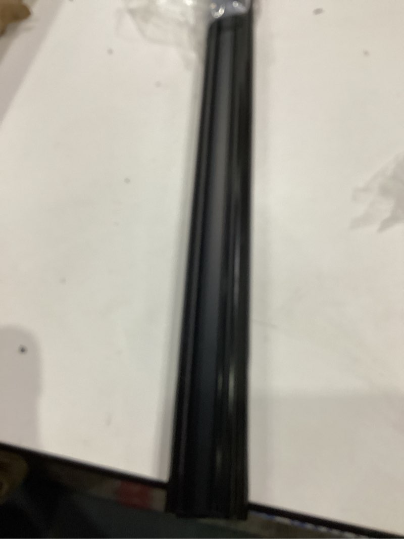 Condition photo showing Good Condition for 2 pcs 36" double bubble kerf door sweep 1-3/4" wide vinyl weatherstrip seal for exterior doors, energy efficient draft stopper, easy slide in installation, blocks dust/insects/noise (black) double bubble kerf black 2