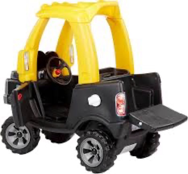 little tikes cozy truck ride-on - black visit the little tikes store