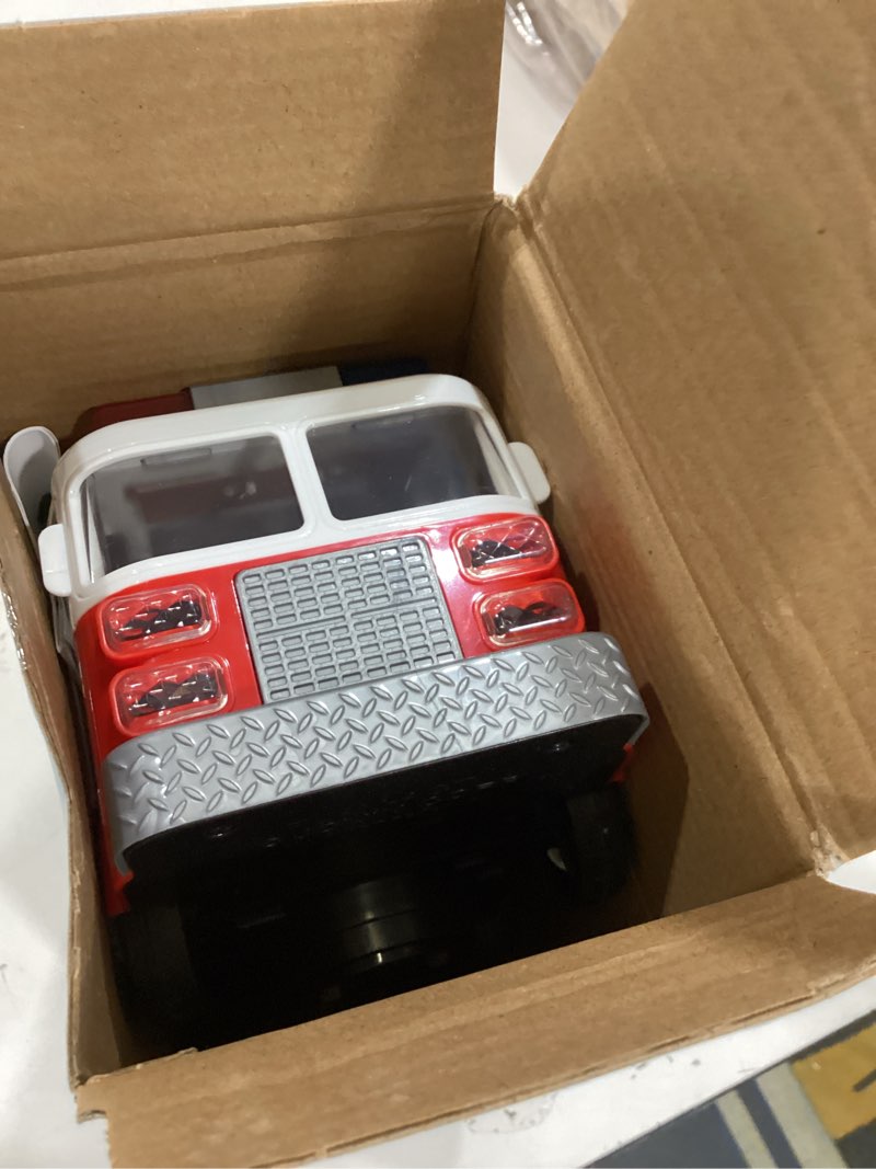 Condition photo showing Good Condition for joyin led fire truck toy for toddlers - led projections & sirens, bump and go fire engine trucks with mode switch & volume control, kids firetruck, boy toys, christmas birthday gifts for grandkids