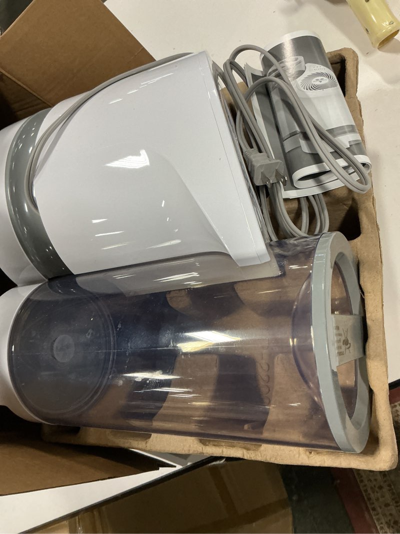 Condition photo showing As Is for Vornado EV100 Evaporative Whole Room Humidifier with SimpleTank, 1 Gallon Capacity, White EV100 - 1 gallon Humidifier