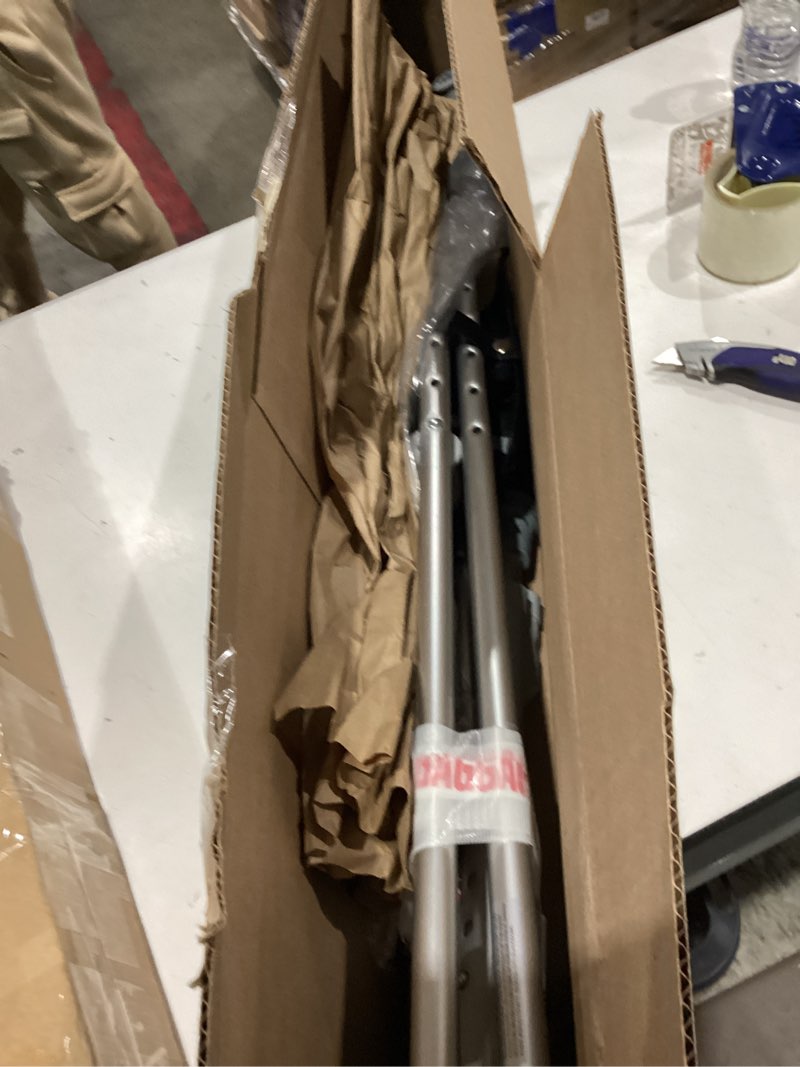 Condition photo showing As Is for aluminum crutches for adults & seniors, adjustable crutches for walking, comfortable lightweight crutch with underarm pad and crutch bag & hand grip, 300 lb weight capacity, fitting 5'2"-5'8",1 pair medium 5'2"-5'8"