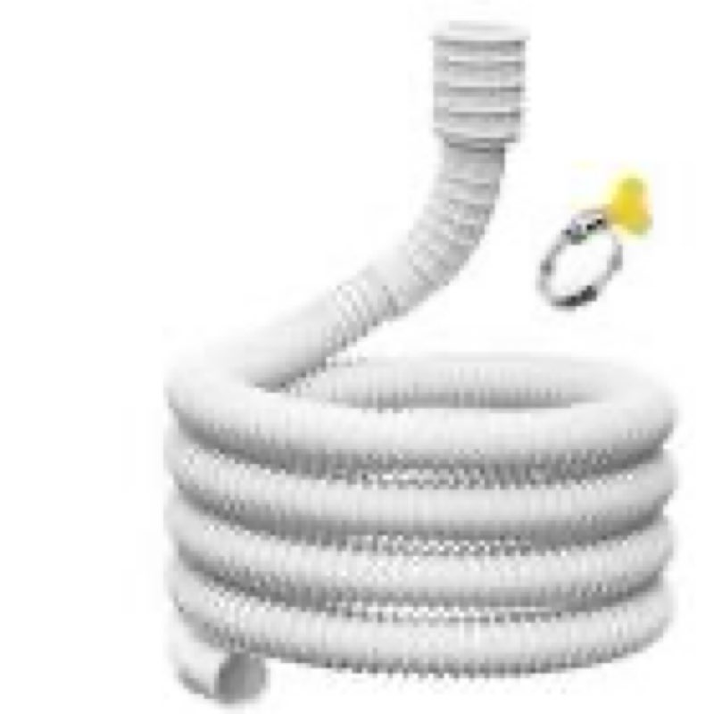 universal dehumidifier drain hose 6.6 feet air conditioner hose with cut-table rubber adapter connec