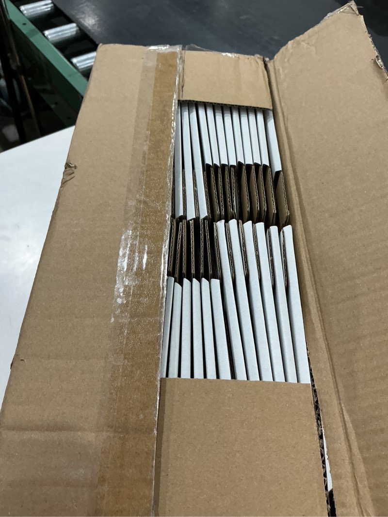 Condition photo showing Good Condition for 50 pack 9x6x2 shipping boxes, white corrugated cardboard packaging box for small business white-9x6x2