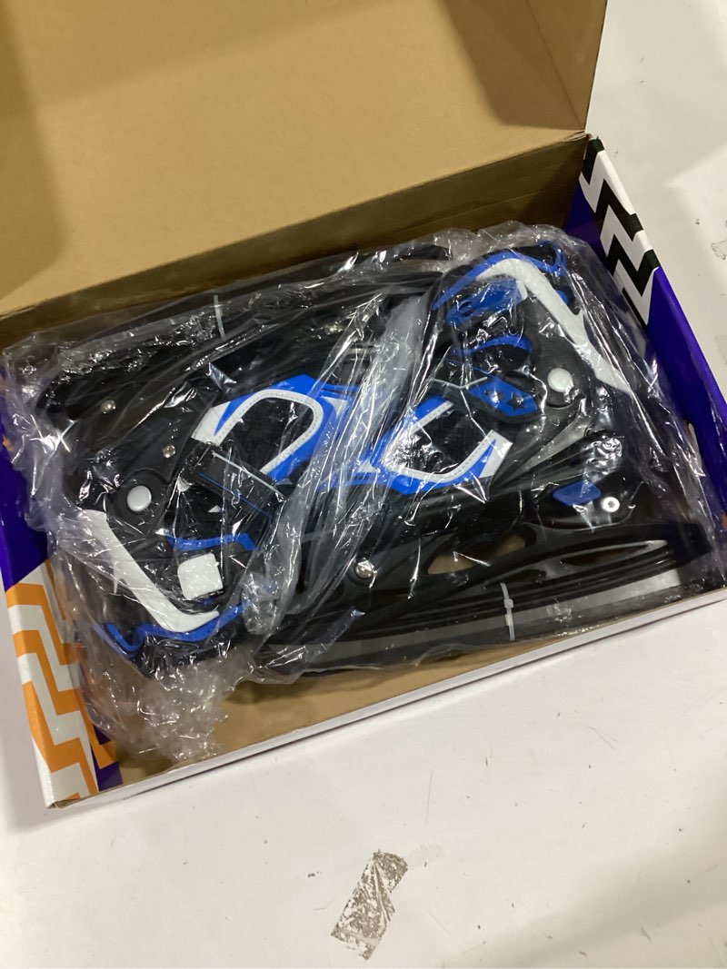 Condition photo showing New/Like New for MammyGol Adjustable Ice Skates for Kids Youth Tean Hockey Lace-Up Boys or Girls Ice Skate for Beginner Age 4-12 Blue Black Teal Green Blue Medium(1-4 US)