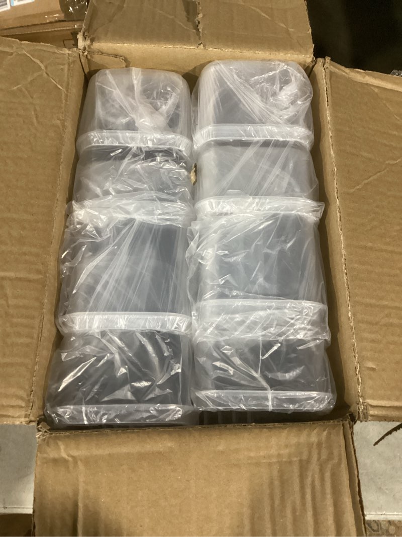 Condition photo showing Good Condition for SNSLXH Airtight Food Storage Containers with Lids, 24 pcs Plastic Pantry Organizers and Storage Canisters for Cereal, Dry Food, Flour and Sugar, BPA Free, Includes 24 Labels