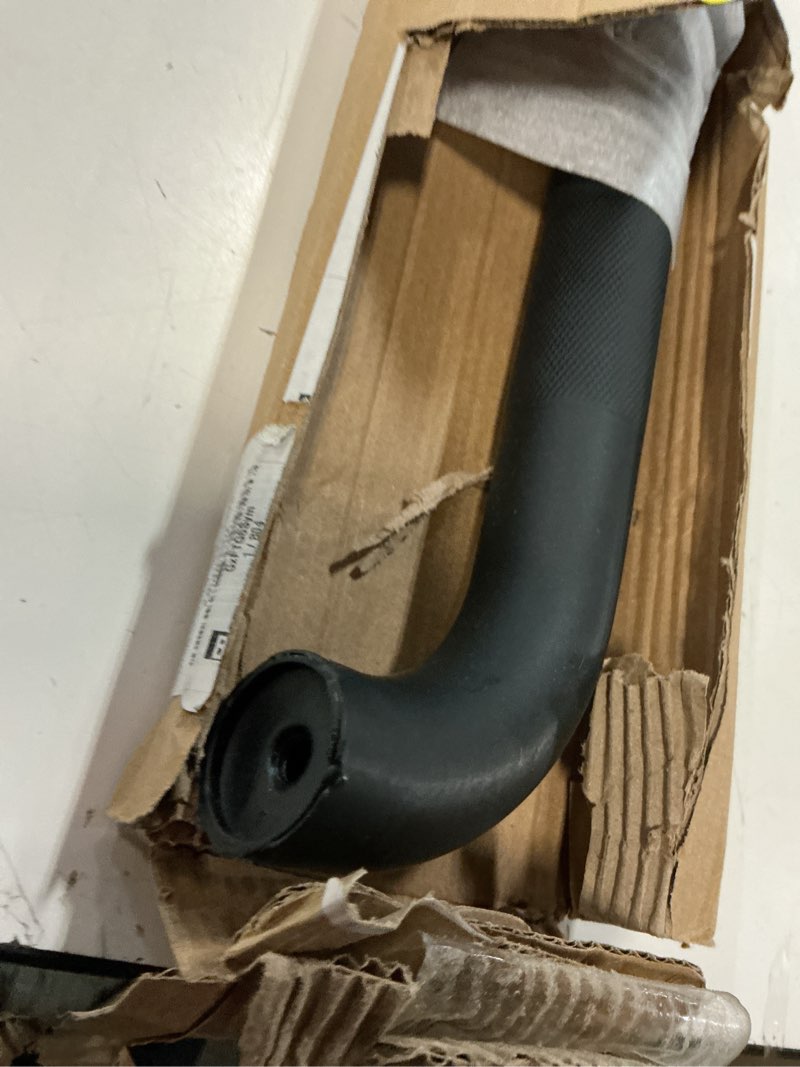 Condition photo showing As Is for 24-inch 1.25" diameter grab bars for bathtubs and showers, shower handle for elderly, handicap grab bars for bathroom, shower grab bars for seniors(black 2 pack) 24 inch black 2