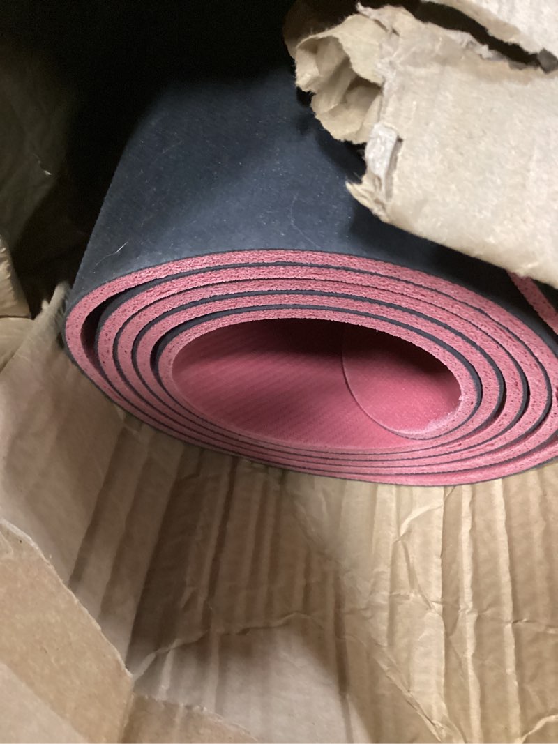 Condition photo showing Good Condition for peloton reversible workout mat | 71” x 26” with 5 mm thickness, premium heavy-duty floor & yoga mat, tear & scratch resistant
