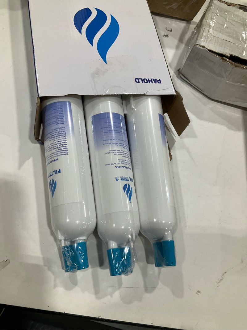 Condition photo showing New/Like New for edr3rxd1 replacement compatible with filter 3, edr3rxd1b, 4396841, 4396710, 46-9083, 46-9030, rw004 refrigerator water filter 3 pack