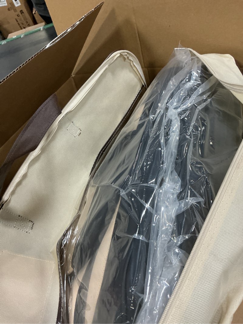 Condition photo showing New/Like New for freesoo black beige car seat covers full set - faux nappa leather seat covers for cars, luxury breathable waterproof front seats with lumbar support and back seat cover, fit for sedans suvs pick-ups black-beige full set - 5 seats