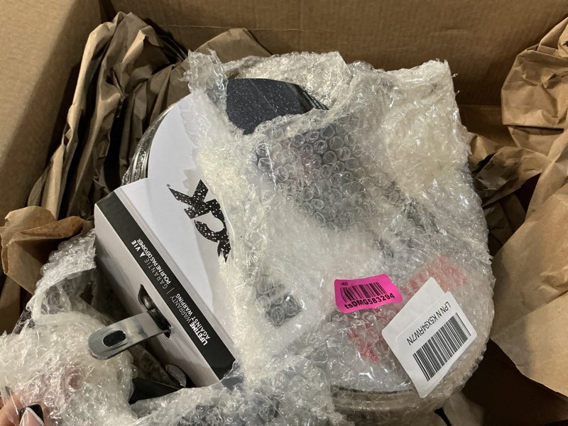 Condition photo showing As Is for Starfrit The Rock 12'' (30cm) Non-Stick Jumbo Cooker Pan with Lid - Durable Forged Aluminum - Oven Safe - PFOA Free - Easy to Clean - Black 12 inches 12" Deep Fry pan with Lid