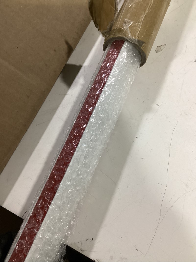 Condition photo showing Good Condition for moxweyeni 2 pcs u channel aluminum alloy light blocking strips for roller blinds white 58" for roller window shades and blinds blackout side rail tracks bedroom sleep nursery