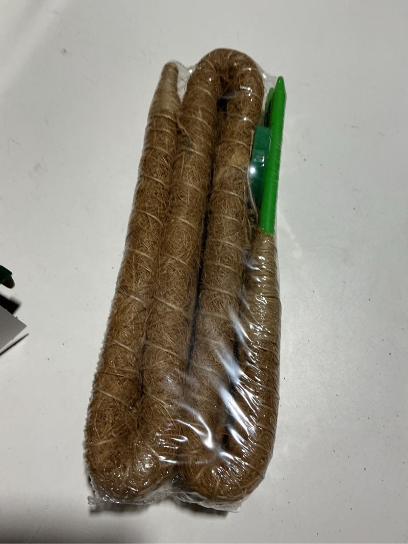 Condition photo showing New/Like New for 2 pack 48'' bendable moss pole monstera plant support for climbing indoor plants - stakes for potted climbers - tall sticks indoor trellis for houseplants - accessories for monstera pot 2-pack (48 in)