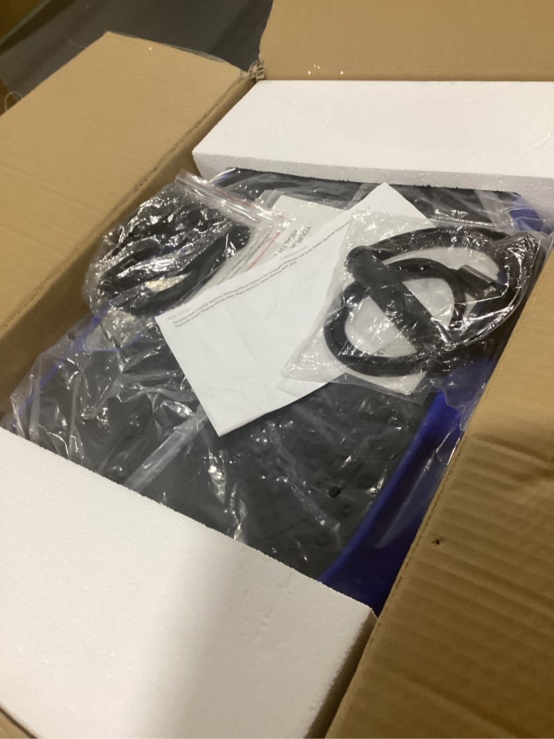 Condition photo showing Good Condition for Vibration Plate Exercise Machine, Vibrating Fitness Platform for Lymphatic Drainage, Full Body Shaker Workout Equipment, Bluetooth Power Shaping Vibrate Plate, Board Sport for Home Exercise Gym, Blue