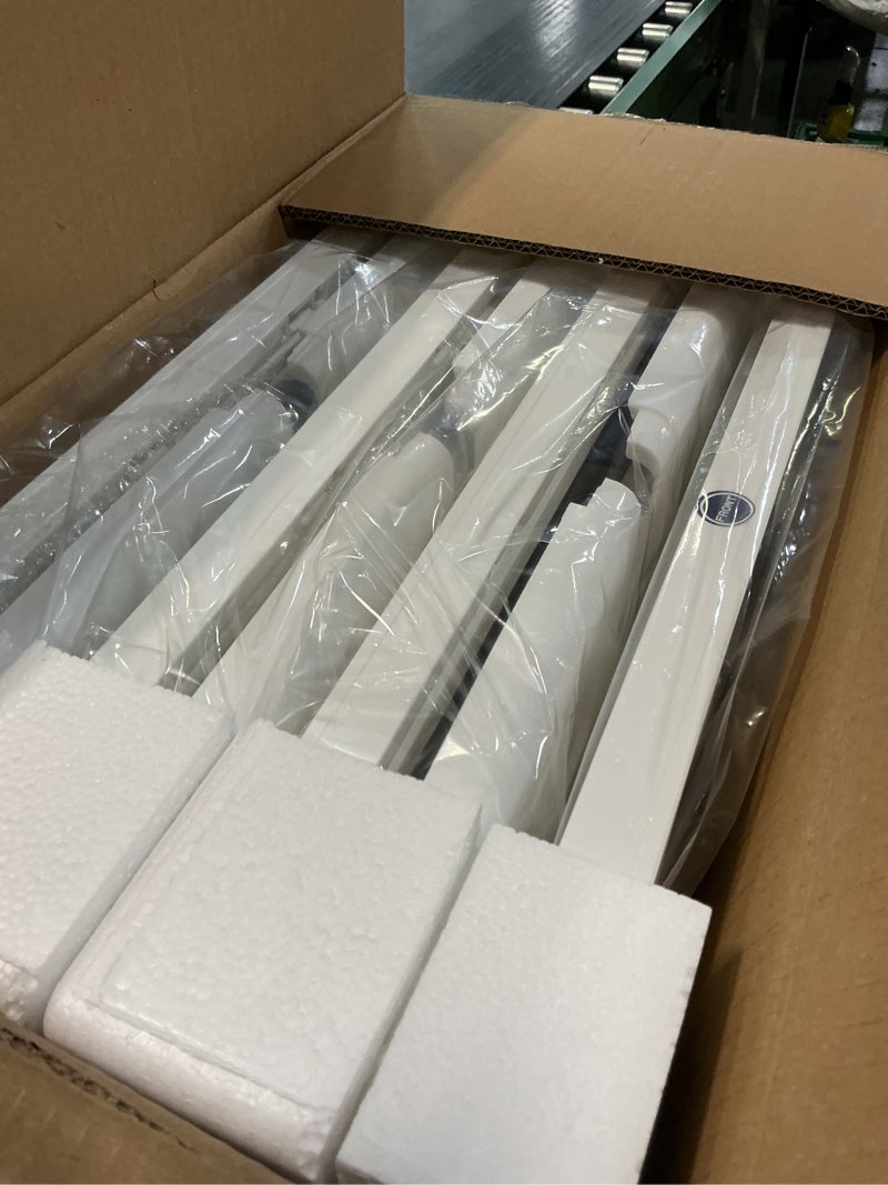 Condition photo showing Good Condition for sailun 165qt/41gal stackable storage bins with lid, collapsible storage bins with doors and wheels, folding plastic cabinet containers for home closet organization, 3 pack, white white 3 pack-20"w x 13"d x 34"h 3