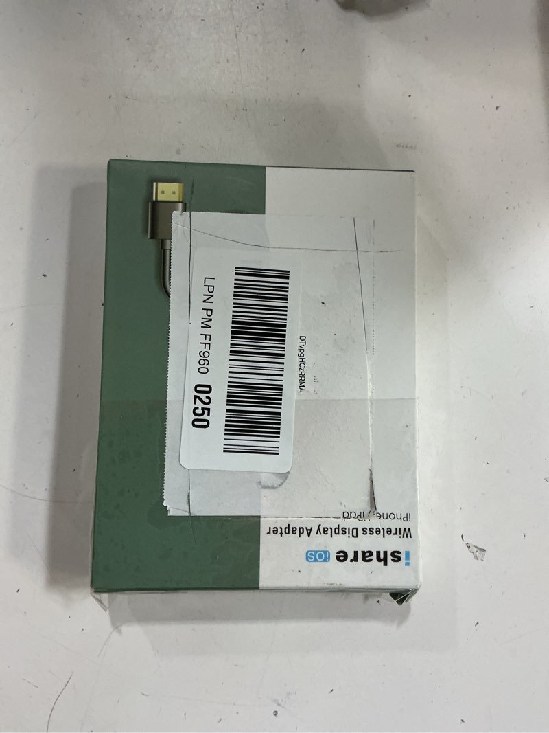 Condition photo showing New/Like New for 4K 1080P Wireless HDMI Display Adapter, WiFi Streaming Movies, Shows Receiver for i-Phone, i-Pad, Android, Tablet, Laptop, Window to HDTV/Monitor/Projector, Compatible Miracast, Air Play, DLNA