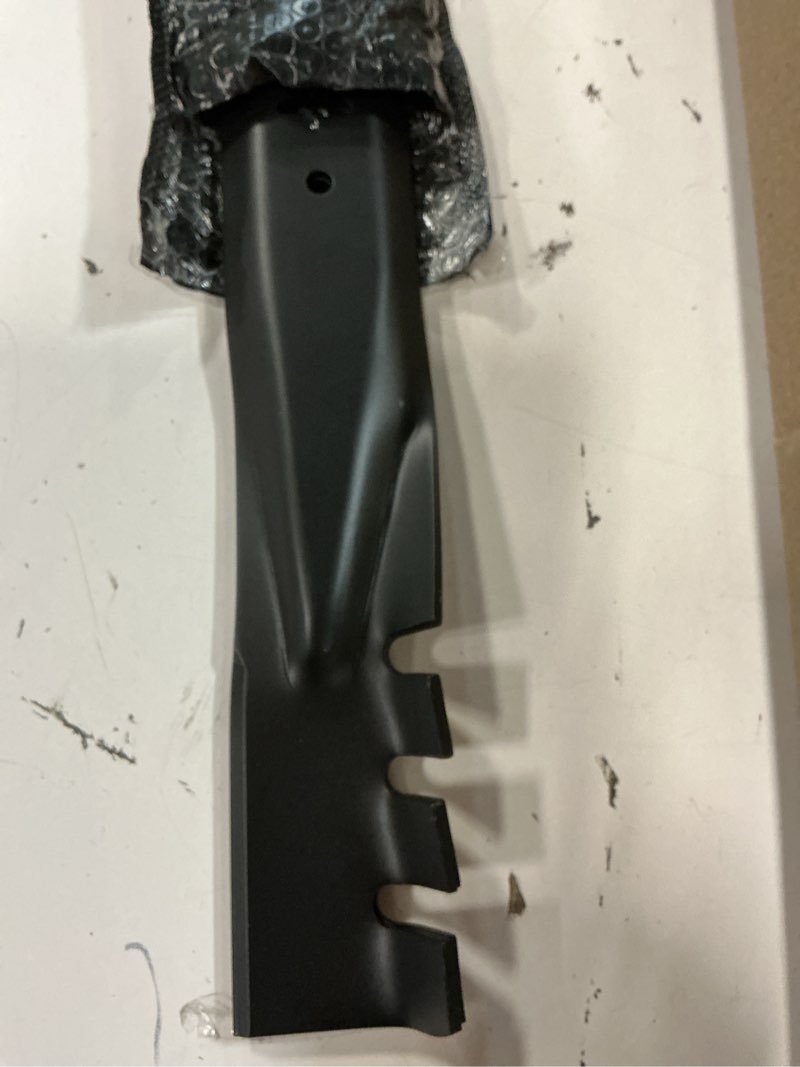 Condition photo showing Good Condition for 942-04308-x mower blades fit for cub cad et troy bilt mtd craftsman 42" deck, 742-0616a gator mulching blades fit for 42" riding tractor zero turn mower, 2 pack 21-1/4"(gator mulching blades)