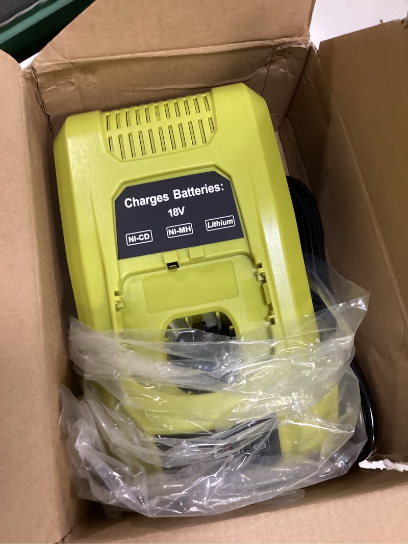 Condition photo showing Good Condition for biswaye p117 compatible with ryobi 18v charger, compatible with ryobi 12v-18v one+ lithium nicad nimh battery p102 p108 p189 p197 p103 p105 p107 p190 p191 pbp002 pbp005
