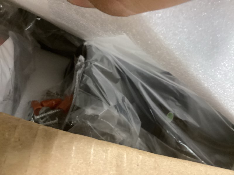 Condition photo showing Good Condition for 48" Ceiling Fan with Light amd Remote, Black Flush Mount Ceiling Fan with 3 Blades,3 Color Light, 6 Speed, Queit DC Motor, for Indoor/Outdoor/Bedroom/Living Room/Patios, Black 48" Black Flush Mount