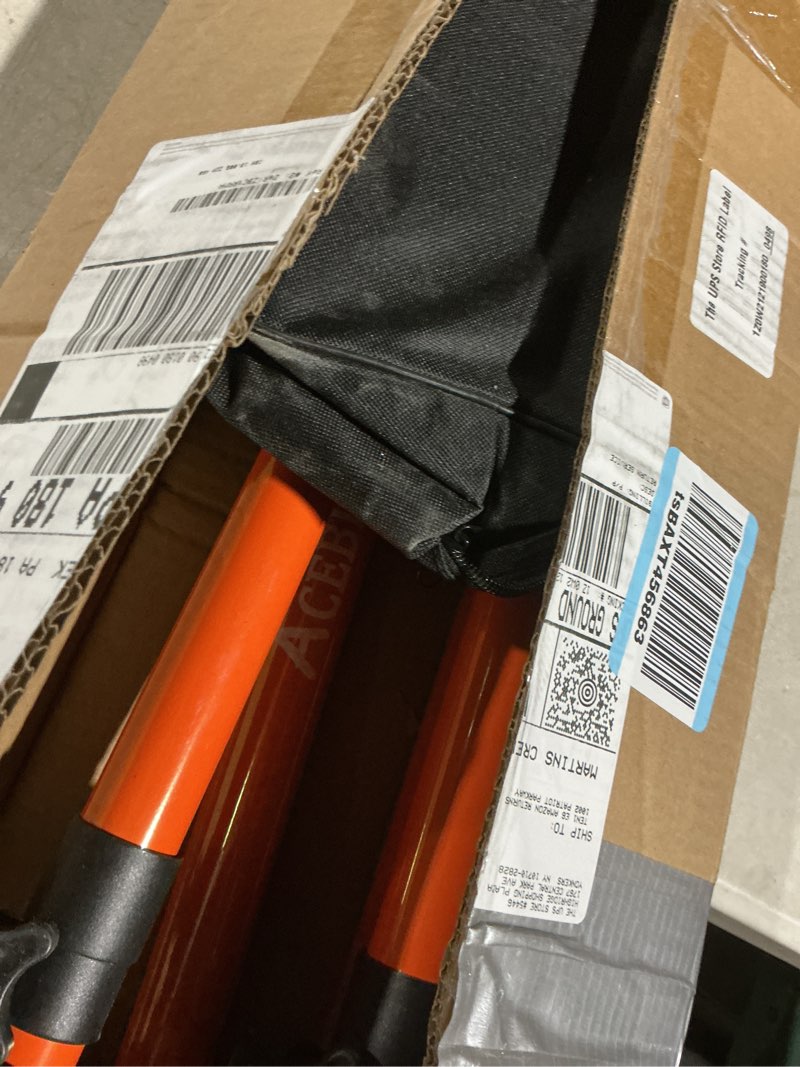 Condition photo showing As Is for 4PK Support Pole, Steel Telescopic Adjustable 3rd Hand Support System, Support Rod, Supports up to 154 lbs Construction Rods for Cabinet Jacks Cargo Bars Drywalls Extends from 49 Inch to 114 Inch