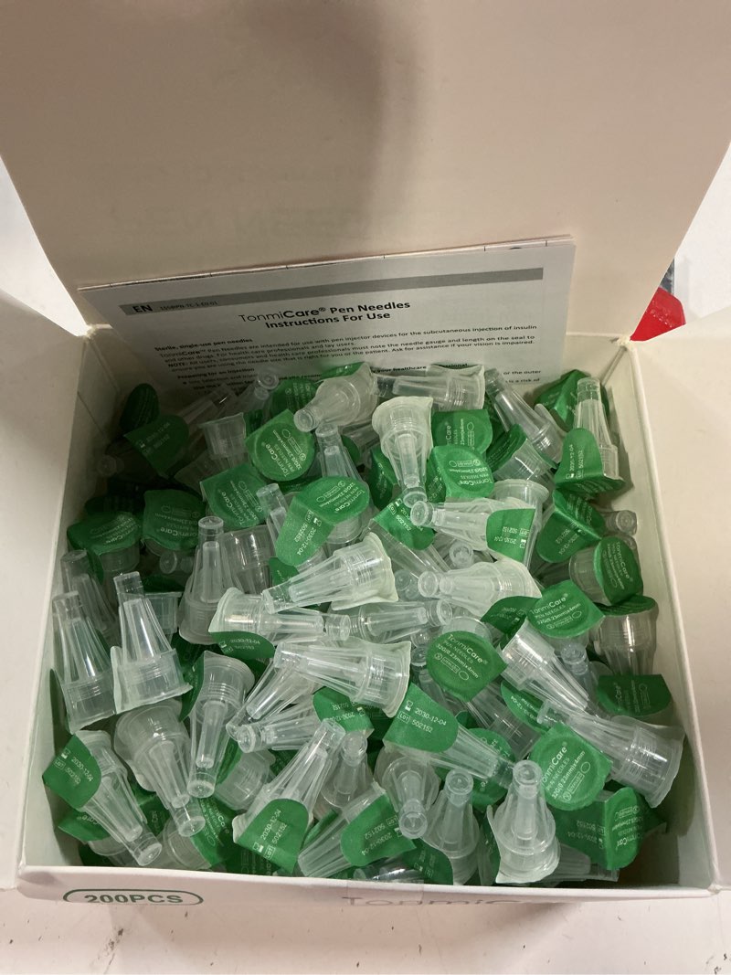 Condition photo showing New/Like New for Tonmicare Pen Needles 32g 4mm Ultra Fine, Compatible with Most Diabetes Pens, 200 pcs/Box (5/32'')