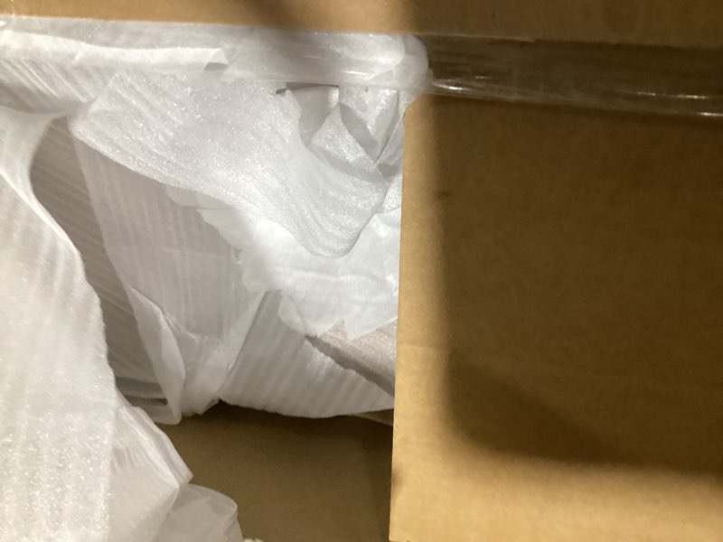 AQIMUELE Wooden C-Shaped End Table,Couch Table with Adjustable Desktop,Small Rolling Side Table with