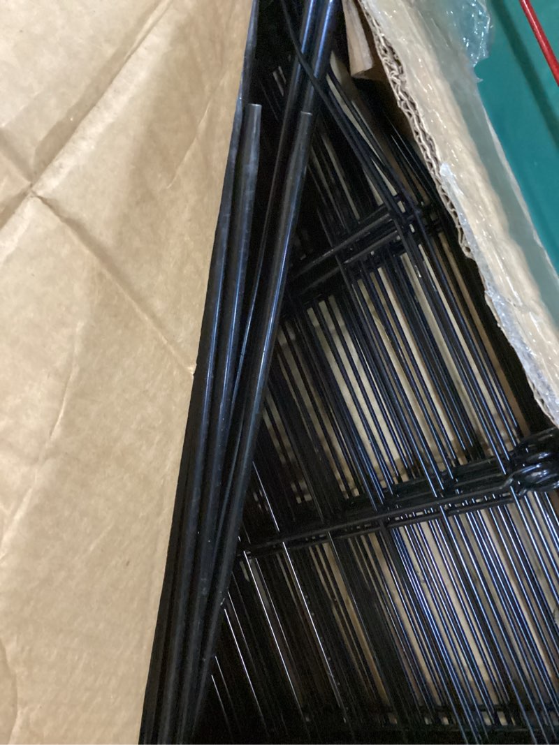 Condition photo showing Good Condition for 10 panels no dig decorative outdoor garden fence for yard, 32 in(h) x 23.6 ft(l) animal barrier fencing rustproof metal wire panel border for dog, rabbits, and patio temporary ground stakes 10 panels-23.6 ft(l) x 32 in(h)