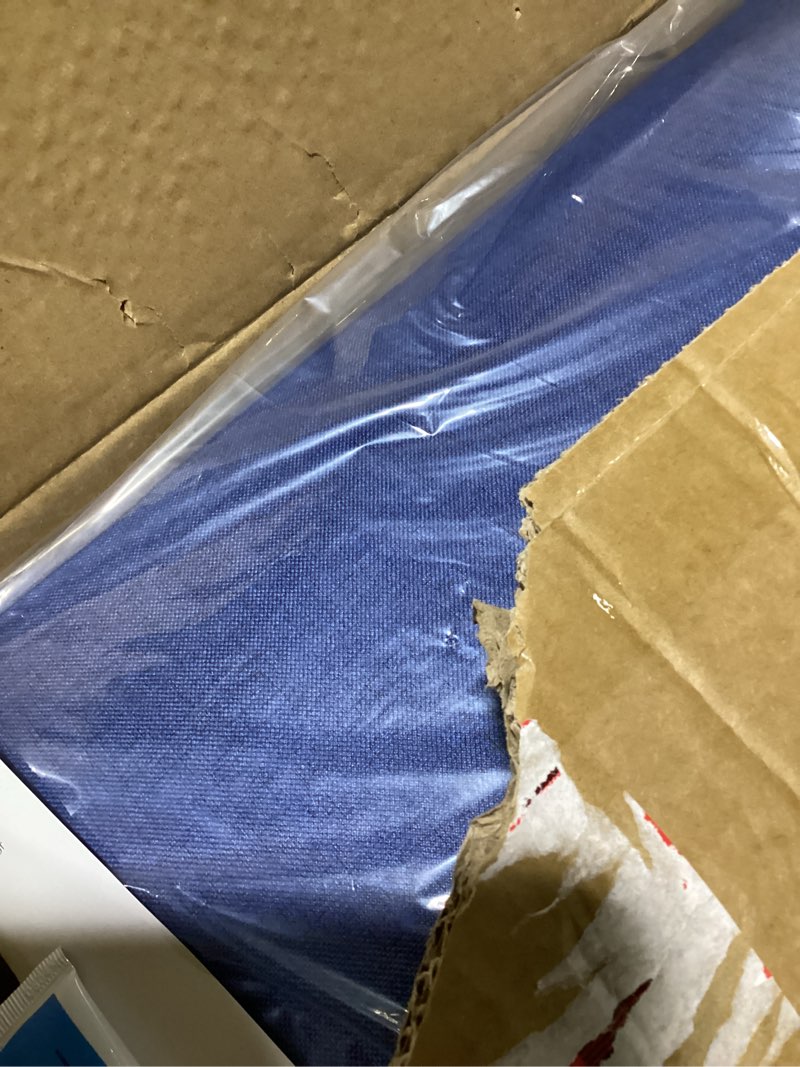 Condition photo showing Good Condition for peel and stick upholstered wall mounted headboard queen size, 9 panels tufted fabric headboard,wall mounted headboards, interior wall panels for bedroom, 10"x24" dark blue dark blue queen