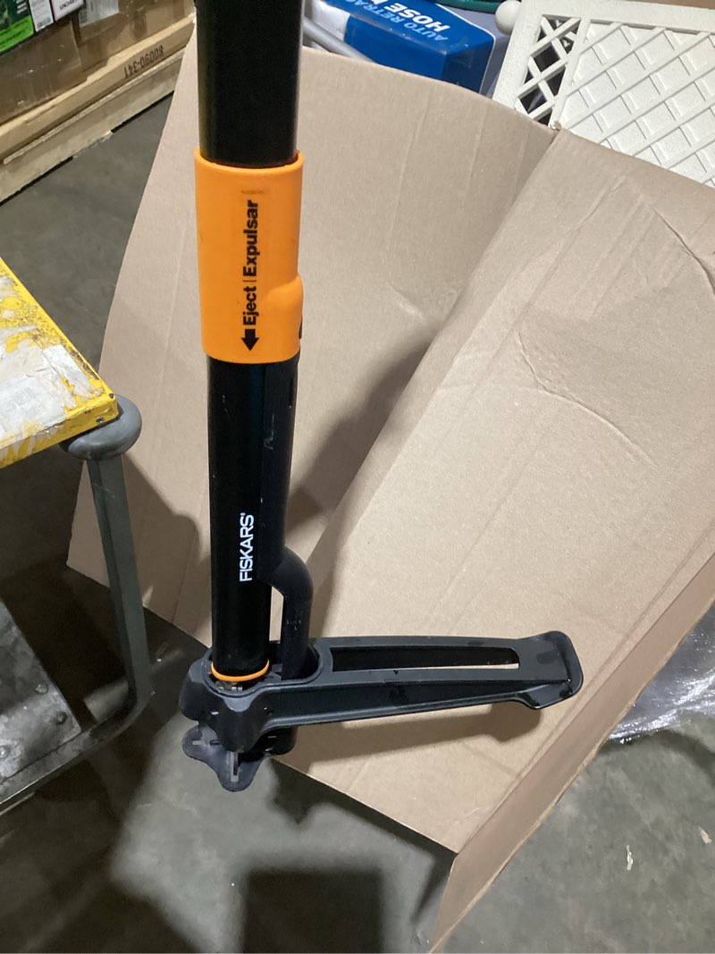 Condition photo showing As Is for fiskars 39.25 in. stainless steel weeder aluminum handle