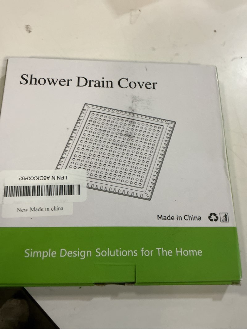 Condition photo showing New/Like New for Shower Drain Hair Catcher/Drain Strainer/Shower Drain Cover for Bathroom Floor Drain, Stainless Steel and Silicone (Patented Product) Gray 6 inch