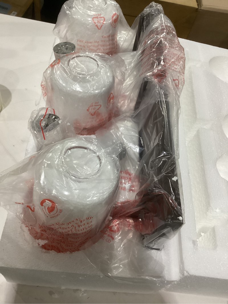 Condition photo showing New/Like New for zeyu 3-Light 15W LED Vanity Light with Crystal Bubble, 20.5 Inch Bathroom Vanity Light Fixtures with 5 Colors Modes, Oil Rubbed Bronze Finish with Clear Glass, ZSL72B-3W LED ORB-1 Oil Rubbed Bronze, 3-Light