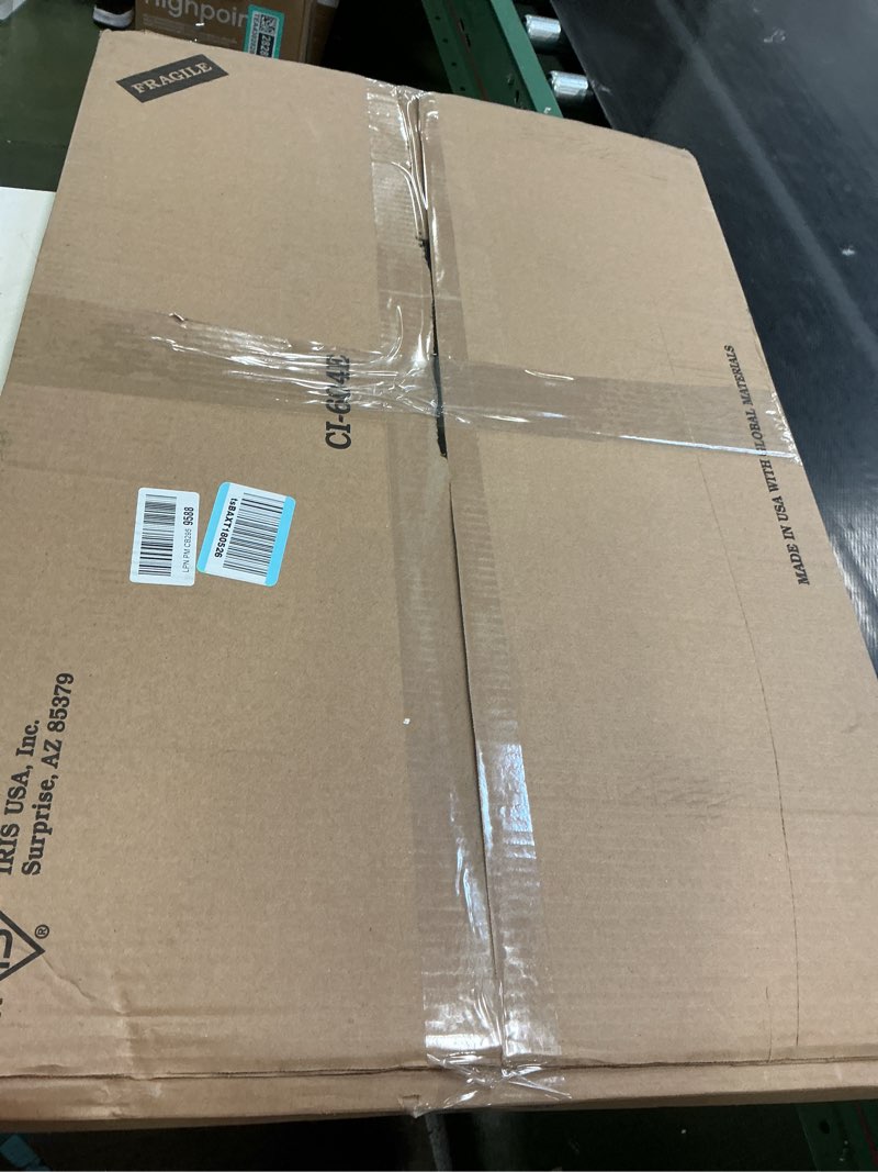 Condition photo showing Good Condition for IRIS USA 24" 4-Panel Dog Playpen with Door, 35 x 35 x 24, Puppy Playpen, Dog Play Pen Indoors, Pet Fence, Puppies/Small Dogs, White