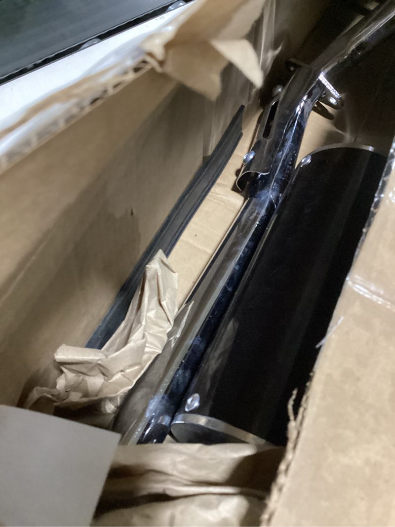 Condition photo showing As Is for FVRITO Exhaust Muffler Silencer Head Pipe Full System with Hardware Parts for XR50 CRF50 Chinese 70cc 110cc 125cc SSR Taotao SDG Coolster Apollo Dirt Pit Bike Black