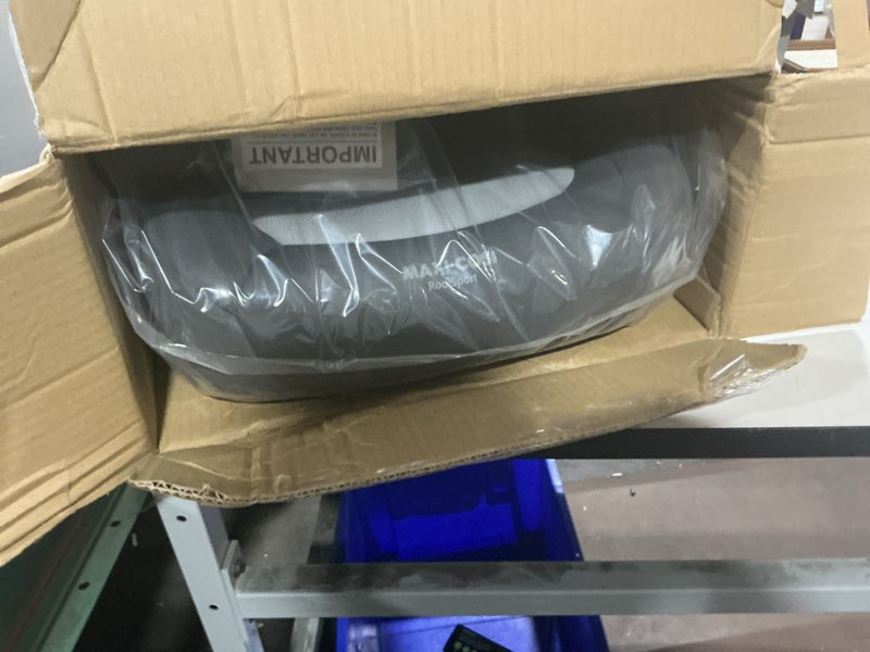 Condition photo showing Good Condition for maxi-cosi rodisport kids booster car seat, high-back, backless booster, 7-position headrest, easy latch system, reclining chair, belt guide, fits 40-100 lbs, 43.4-57 in, sea salt