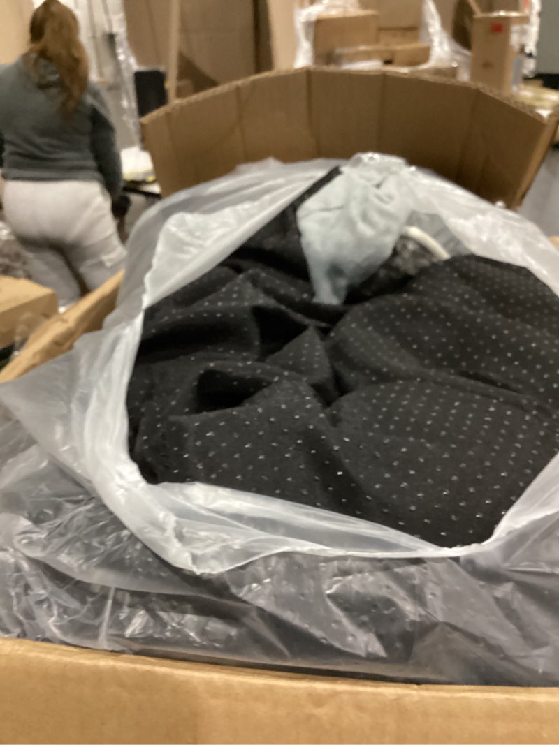 Condition photo showing As Is for Washable Orthopedic Large Dog Bed - Removable Orthopedic Foam Dogs Beds with Bolsters Waterproof Large Dog Bed and Non-Slip Bottom Extra Large Dogs Beds Sofa XL-large (42"L x 30"W x 7.5"Th) Dark Grey