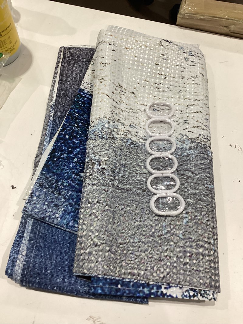Condition photo showing Good Condition for shower curtain(the measurement is unknown)