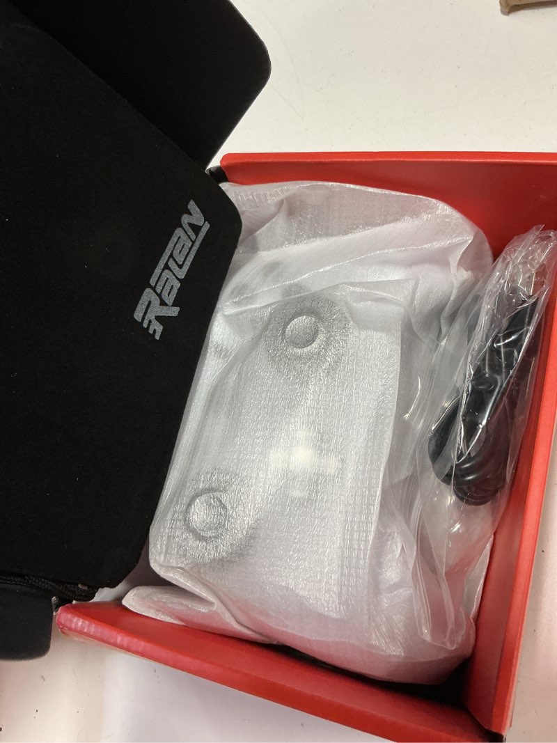Condition photo showing New/Like New for ralan white wireless controller with paddles for windows pc, 2.4g wireless adapter with 3.5mm headphone jack, alps joystick, hall effect sensing trigger, rechargeable battery