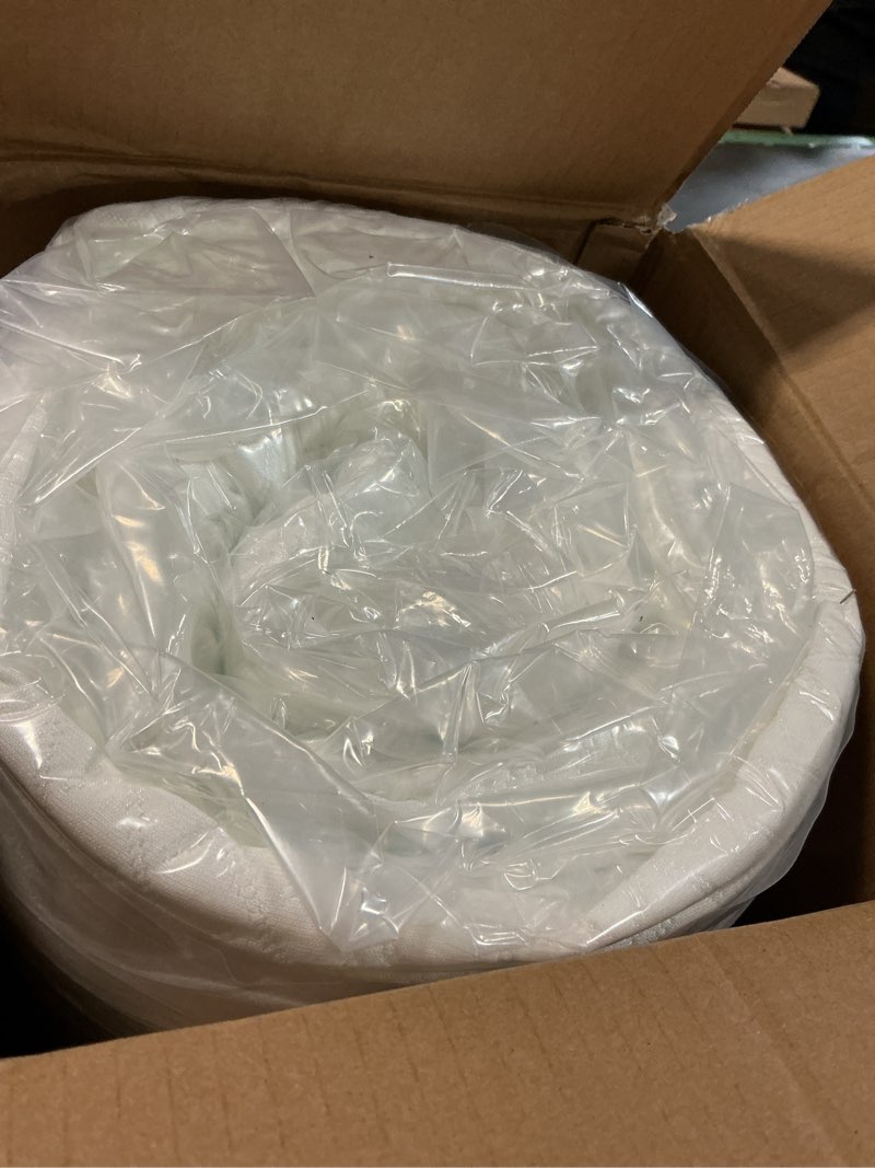 Condition photo showing New/Like New for 2 inch gel memory foam mattress topper king size, cooling bed topper for pressure relief with removable breathable soft cover, certipur-us certified 2 inch(topper with white cover) king