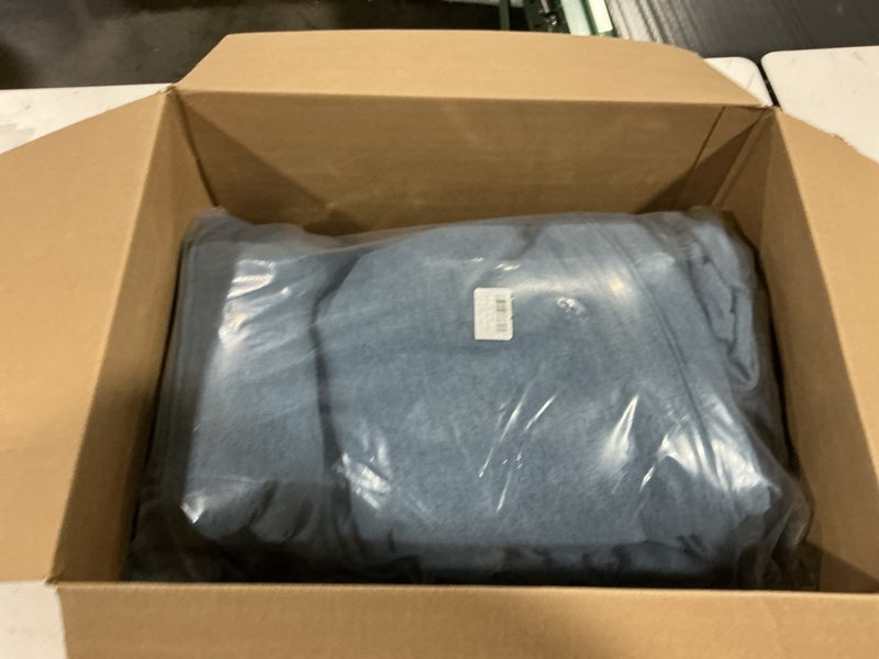 Condition photo showing Good Condition for ektorp 3 seat sofa cover slipcover replacement made for the ikea ektorp 3 seat sofa cover, couch cover not include the sofa body,blue a-three seat cover g-light blue