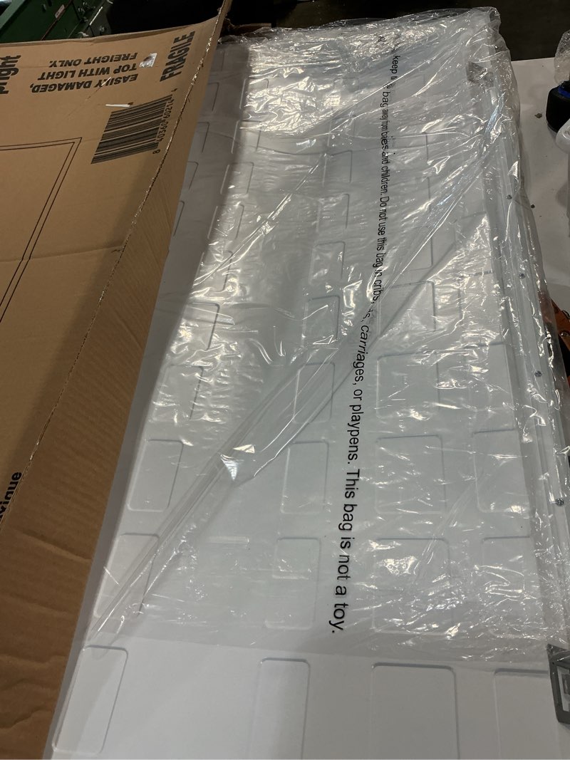 Condition photo showing As Is for sunco 2x4 led flat panel light drop ceiling office fixture, 7700 lm, selectable features, 40w/50w/60w, 4000k/5000k/6000k, dimmable (0-10v), dustproof etl 2 pack