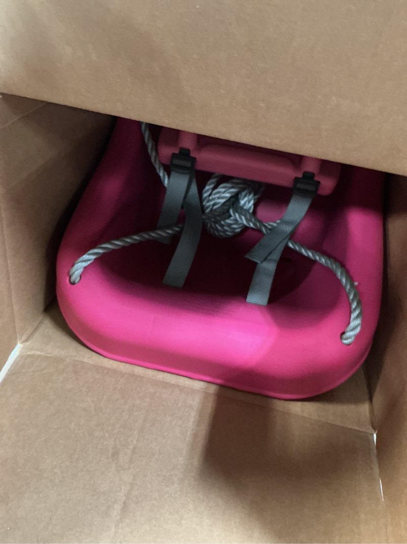 Condition photo showing Good Condition for little tikes 2-in-1 snug 'n secure swing magenta