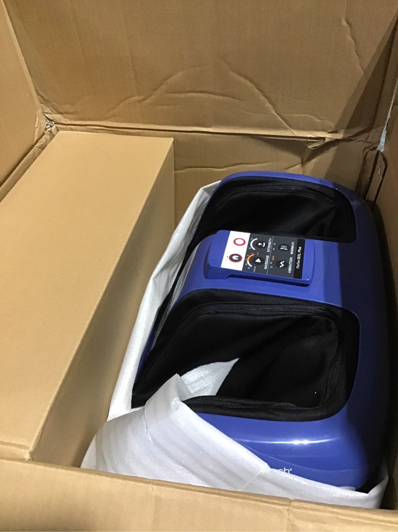 Condition photo showing As Is for Human Touch Reflex Sol Plus Foot & Calf Massager (not tested)