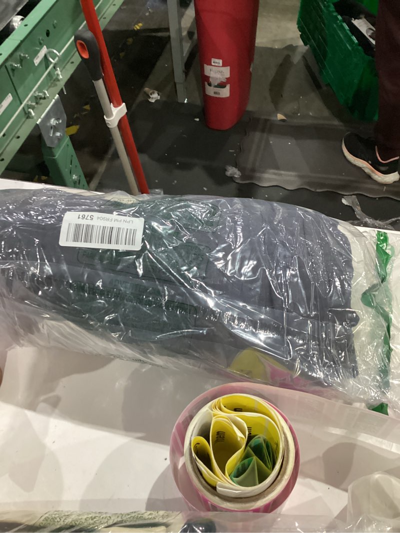 Condition photo showing As Is for 100% Cotton Muslin Blanket Twin 66" x 90", Breathable and Lightweight Cotton Twin Blankets for Couch, Soft Cooling Summer Gauze Blanket for Adults All Season, Charcoal Grey 03 - Dark Grey Twin XL(66" x 90")